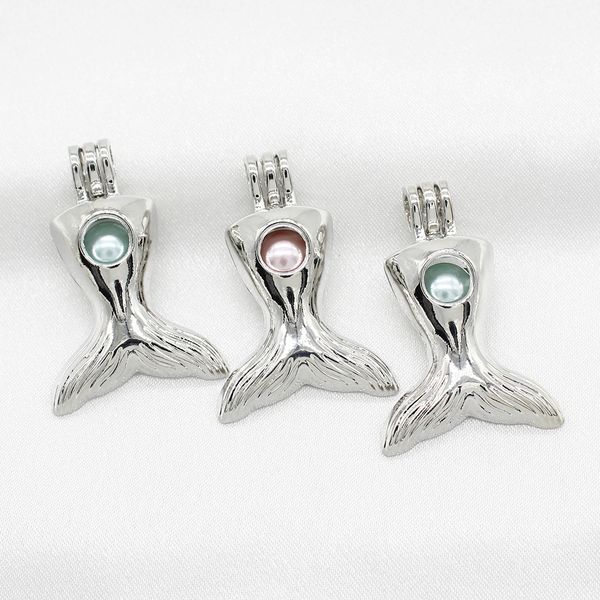 silver fish mermaid tail pearl cage jewelry making lockets bead pendant diffuser necklace for perfume essential oil
silver fish mermaid tail pearl cage jewelry making lockets bead pendant diffuser necklace for perfume essential oil