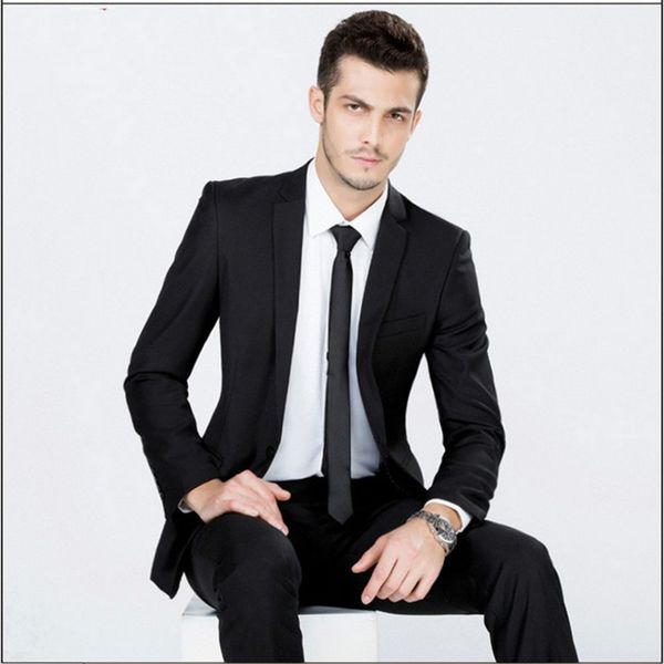 2 шт. slim fit мужской костюм 2020 черные деловые костюмы одна кнопка жених мужские костюмы женихов смокинги свадьба (куртка+брюки, White;black
2 шт. slim fit мужской костюм 2020 черные деловые костюмы одна кнопка жених мужские костюмы женихов смокинги свадьба (куртка+брюки, White;black