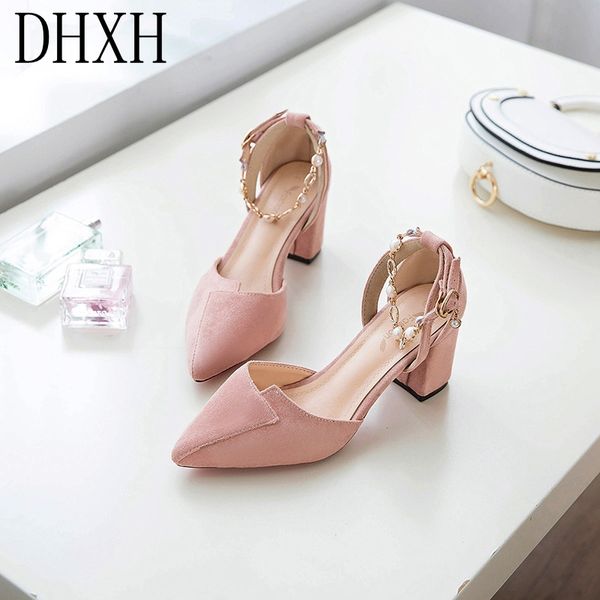 2020 spring and summer new youth small fresh high heels with 5cm single shoes women's word buckle sandals, Black
2020 spring and summer new youth small fresh high heels with 5cm single shoes women's word buckle sandals, Black