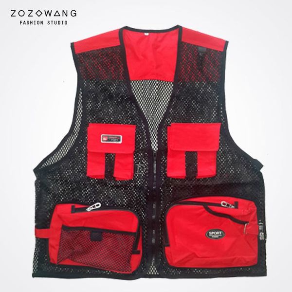 zozowang speing autumn pgraphy vest men summer mesh multi pocket vest men army green new v neck, Black;white
zozowang speing autumn pgraphy vest men summer mesh multi pocket vest men army green new v neck, Black;white