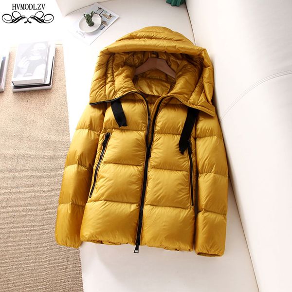 six colors winter hooded basic down jacket female 2019 white duck feather light and thin fashion coat female plus size hi168, Black
six colors winter hooded basic down jacket female 2019 white duck feather light and thin fashion coat female plus size hi168, Black