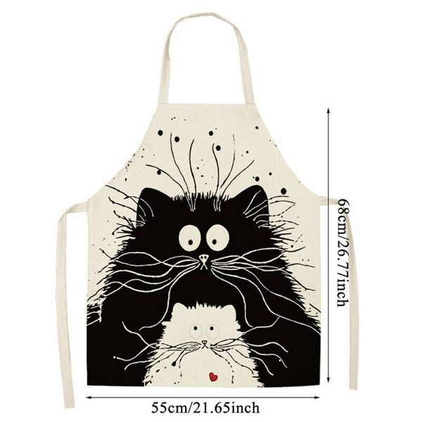 1pcs kitchen apron cat printed sleeveless cotton linen aprons for men women home cleaning tools
1pcs kitchen apron cat printed sleeveless cotton linen aprons for men women home cleaning tools