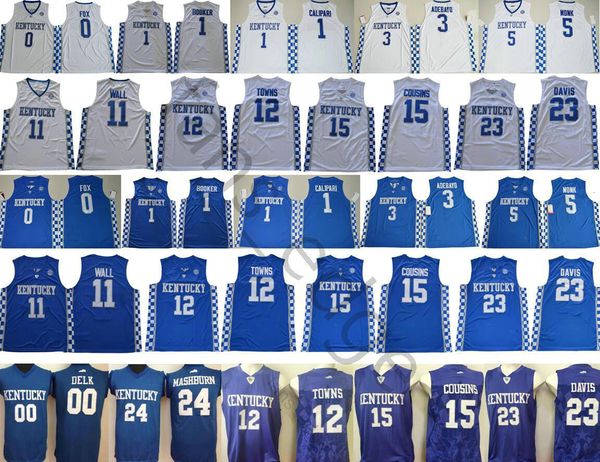 ncaa kentucky wildcats delk 24 mashburn 0 fox 4 rondo 1 booker calipari 11 wall 12 towns 15 cousins 23 davis college man basketball jersey, Black
ncaa kentucky wildcats delk 24 mashburn 0 fox 4 rondo 1 booker calipari 11 wall 12 towns 15 cousins 23 davis college man basketball jersey, Black