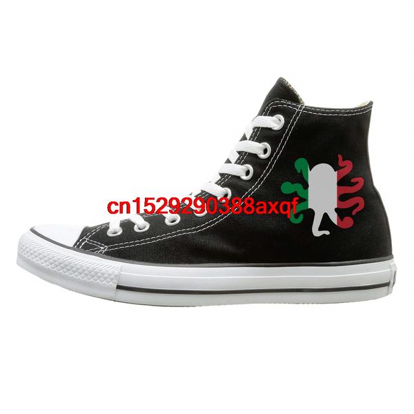 womens mens painted high lace up canvas shoe,ocs shaped italian flag trainers sneaker for boys girls, Black
womens mens painted high lace up canvas shoe,ocs shaped italian flag trainers sneaker for boys girls, Black