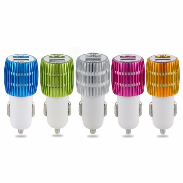 car charger led dual usb 2.1a metal alloy car chargers adapter for samsung s7 s8 android phone gps
car charger led dual usb 2.1a metal alloy car chargers adapter for samsung s7 s8 android phone gps