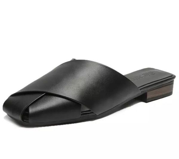 factory outlets baotou half slippers women wear summer new wild fashion flat bottom with out lazy slippers women, Black
factory outlets baotou half slippers women wear summer new wild fashion flat bottom with out lazy slippers women, Black