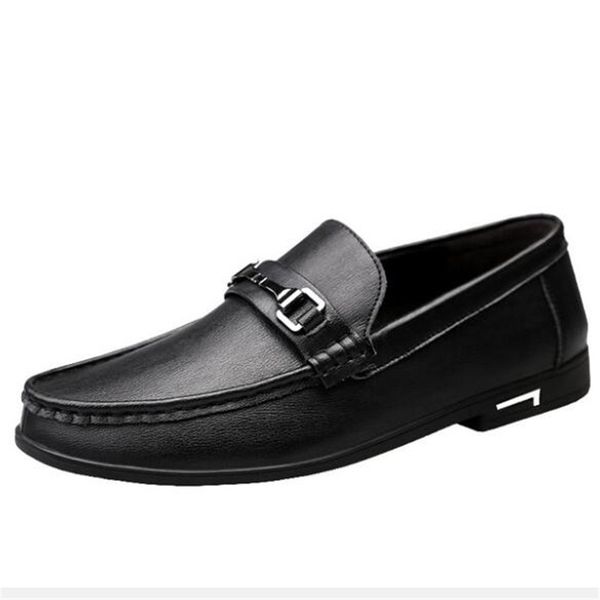 new cowhide leather shoes men's fashion casual leather shoes breathable outdoor peas men loafers sneakers mens style, Black
new cowhide leather shoes men's fashion casual leather shoes breathable outdoor peas men loafers sneakers mens style, Black