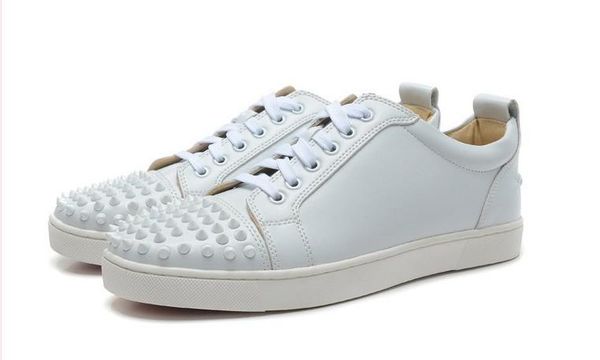 new men and women designer sneakers 2019,famous brand red bottom designer mens luxury shoes genuine leather,white spiked toe flats, Black
new men and women designer sneakers 2019,famous brand red bottom designer mens luxury shoes genuine leather,white spiked toe flats, Black