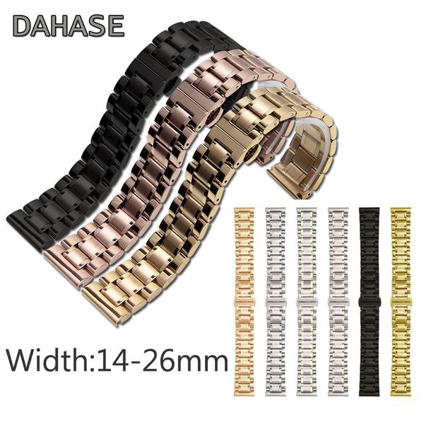 14 16 17 18 19 20mm 21 22mm 23 24 26mm 5 beads replacement stainless steel watch band metal watch straps bracelet, Black;brown
14 16 17 18 19 20mm 21 22mm 23 24 26mm 5 beads replacement stainless steel watch band metal watch straps bracelet, Black;brown