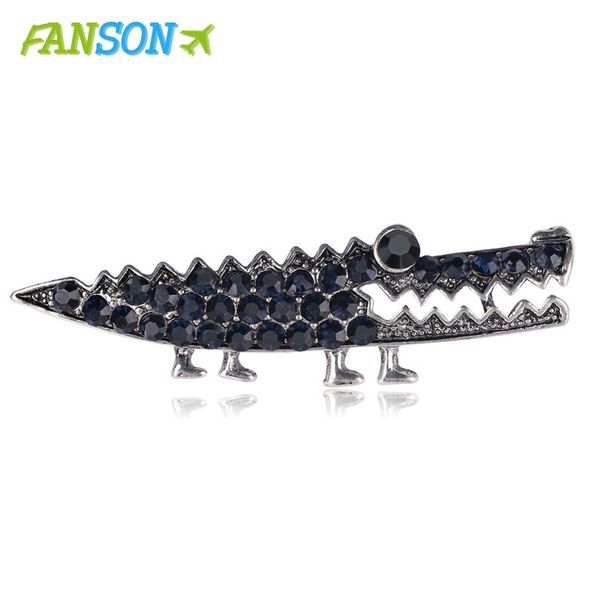 fanson 2020 dark blue rhinestone crocodile brooches women and men's animal brooch pins jewelry gifts, Gray
fanson 2020 dark blue rhinestone crocodile brooches women and men's animal brooch pins jewelry gifts, Gray