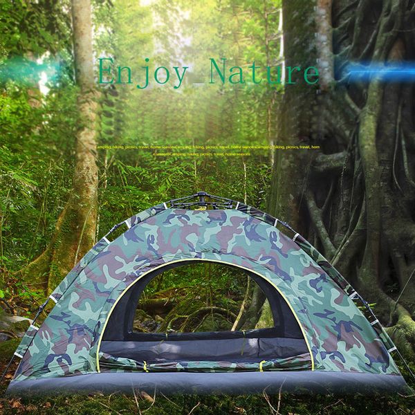 2019 ultralight portable waterproof 2 person quick automatic opening single layer camouflage three-season outdoor camping tent
2019 ultralight portable waterproof 2 person quick automatic opening single layer camouflage three-season outdoor camping tent