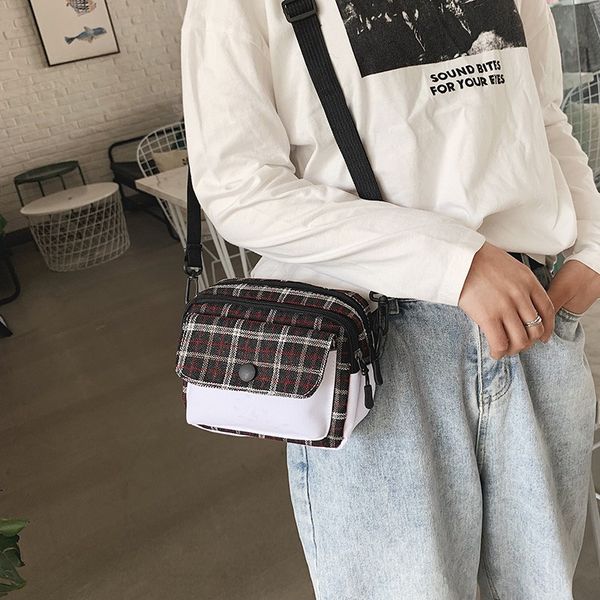 women plaid crossbody bag casual canvas messenger bags harajuku style shoulder bags female handbag#25
women plaid crossbody bag casual canvas messenger bags harajuku style shoulder bags female handbag#25