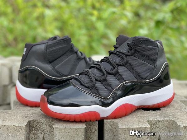 authentic air 11 bred men basketball shoes black true red white classic real carbon fiber 11s retro mans sports sneakers 378037-061
authentic air 11 bred men basketball shoes black true red white classic real carbon fiber 11s retro mans sports sneakers 378037-061