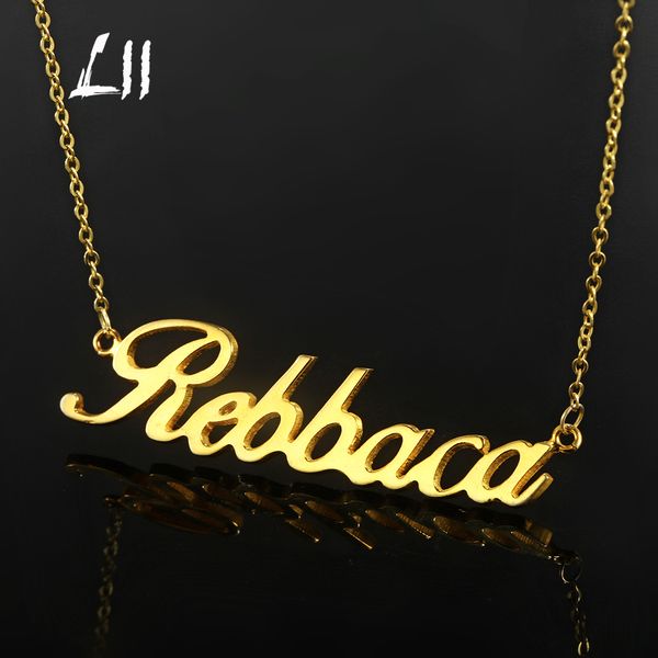 steel personalized name necklace custom namenecklace for women nameplate necklace customized jewelry gift for her dropshipping, Silver
steel personalized name necklace custom namenecklace for women nameplate necklace customized jewelry gift for her dropshipping, Silver