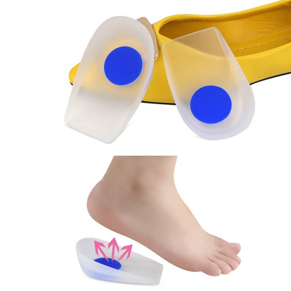 1 pair silicone insoles orthopedic invisible height increase half pad anti-slippery heel pads gel insoles high quality, Black
1 pair silicone insoles orthopedic invisible height increase half pad anti-slippery heel pads gel insoles high quality, Black