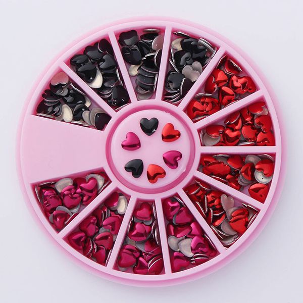 1 box mixed color 3d nail art decorations love heart rivet studs manicure diy nails tips decor in wheel qq99, Silver;gold
1 box mixed color 3d nail art decorations love heart rivet studs manicure diy nails tips decor in wheel qq99, Silver;gold