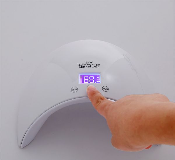 24w uv lamp professional uv led lamp manicure smart sun uv light nail dryer lamp for curing nails gel polish art tools
24w uv lamp professional uv led lamp manicure smart sun uv light nail dryer lamp for curing nails gel polish art tools
