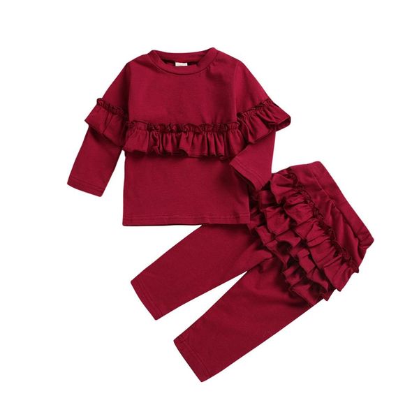 2020 kids baby girls clothing set fashion long sleeve lace tshirt+ pants trpusers 2pcs children spring clothing, White
2020 kids baby girls clothing set fashion long sleeve lace tshirt+ pants trpusers 2pcs children spring clothing, White
