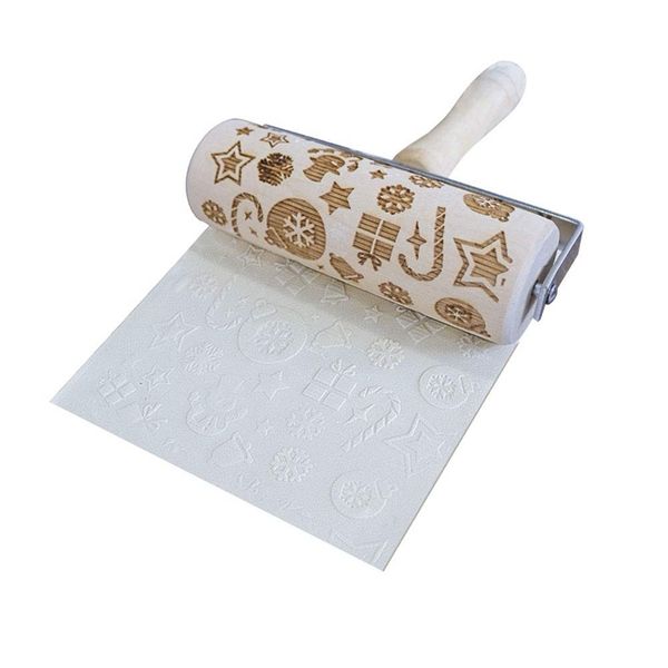 embossed rolling pins-christmas wooden engraved rolling pin diy tool with christmas deer tree for kids and adults to baking past
embossed rolling pins-christmas wooden engraved rolling pin diy tool with christmas deer tree for kids and adults to baking past