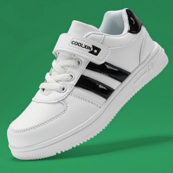 kid shoes white boys sneakers pu leather outdoor girls sport running shoes waterproof casual skateboarding tenis infantil, Black
kid shoes white boys sneakers pu leather outdoor girls sport running shoes waterproof casual skateboarding tenis infantil, Black
