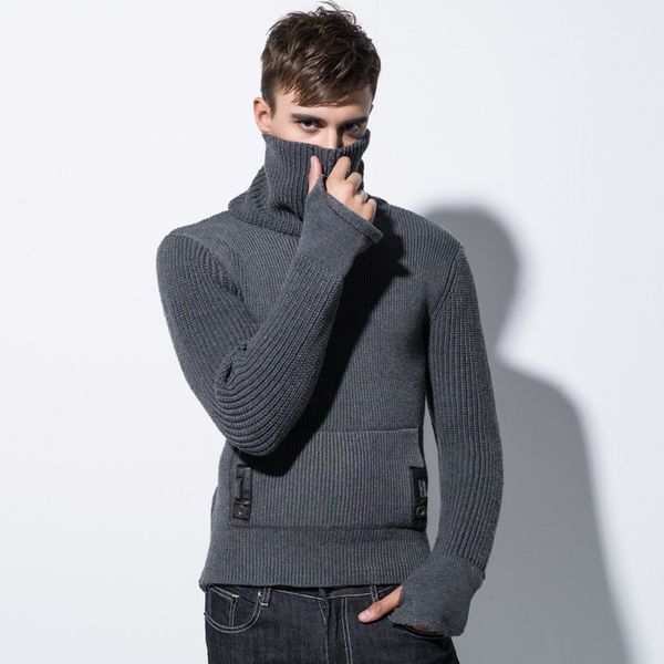 fashion thumb hole design men's turtleneck sweater hands warm pockets pull homme 2020 winter black gray comfortable male coat, White;black
fashion thumb hole design men's turtleneck sweater hands warm pockets pull homme 2020 winter black gray comfortable male coat, White;black