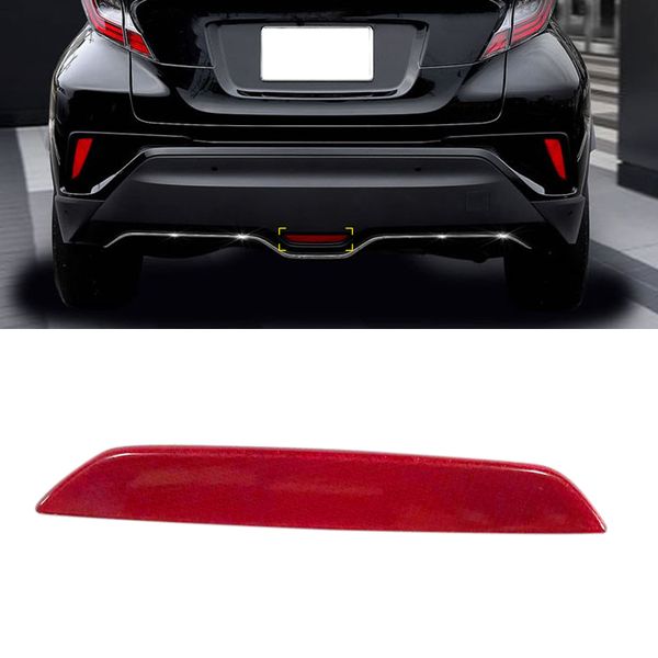 car styling 1pcs red plastic rear tail brake lamp reflector panel cover trim for toyota c-hr chr 2016 2017 2018
car styling 1pcs red plastic rear tail brake lamp reflector panel cover trim for toyota c-hr chr 2016 2017 2018