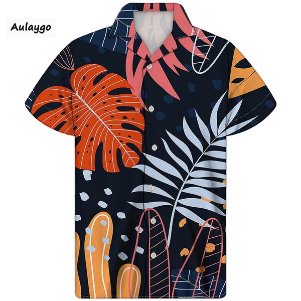 man cuban shirt leaf printing turn-down collar thin breathable casual shirts 2020 summer high street men's clothing chemisier, White;black
man cuban shirt leaf printing turn-down collar thin breathable casual shirts 2020 summer high street men's clothing chemisier, White;black