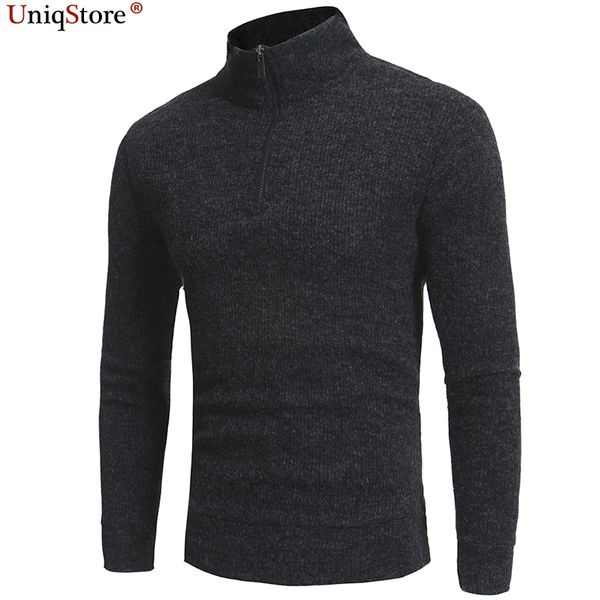 uniqstore winter thick warm men's turtleneck sweater casual soft knitwear zipper casual turtleneck soild sweater, White;black
uniqstore winter thick warm men's turtleneck sweater casual soft knitwear zipper casual turtleneck soild sweater, White;black