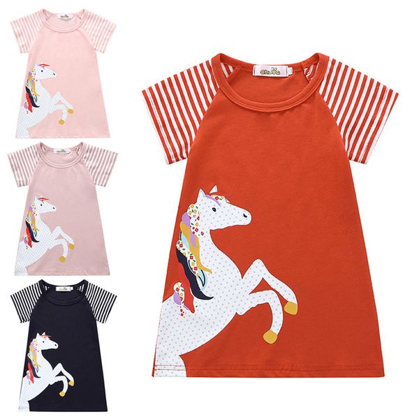 kids girls cotton dress short sleeves animals pattern round neck casual dress for summer yh-17, Red;yellow
kids girls cotton dress short sleeves animals pattern round neck casual dress for summer yh-17, Red;yellow