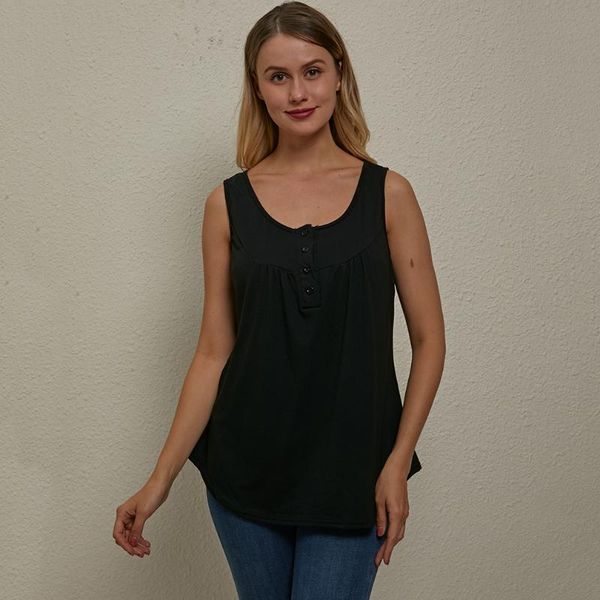 spring summer tank women sleeveless o neck loose vest singlets thin with buckle ladies vest singlets camisole cotton, White
spring summer tank women sleeveless o neck loose vest singlets thin with buckle ladies vest singlets camisole cotton, White