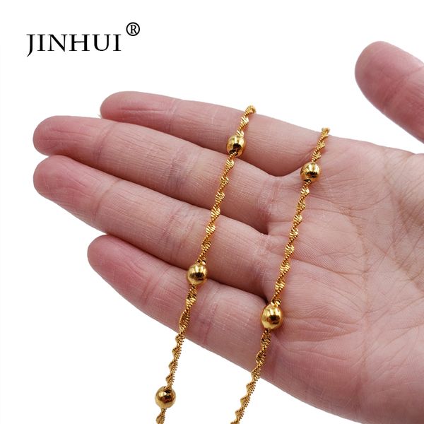 jin hui african trendy gold necklaces length 45cm fashion women men give friends and good sisters jewelry gift valentine's gift, Silver
jin hui african trendy gold necklaces length 45cm fashion women men give friends and good sisters jewelry gift valentine's gift, Silver
