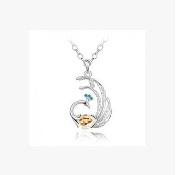 fashion-crystal peacock necklace pendant fire phoenix necklace exerion long sweater statement necklace new fasion dhl christmas gift, Silver
fashion-crystal peacock necklace pendant fire phoenix necklace exerion long sweater statement necklace new fasion dhl christmas gift, Silver