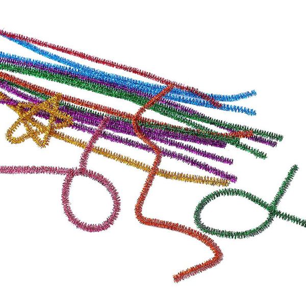 rods chenille stems pipe cleaners kids 10 mixed colors polyester 0.6x30cm, Black
rods chenille stems pipe cleaners kids 10 mixed colors polyester 0.6x30cm, Black