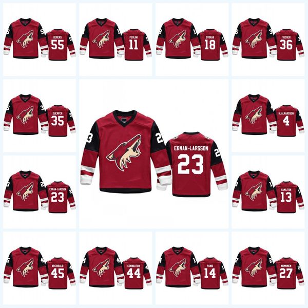 Arizona Coyotes Jersey Kids & Youth Jersey Oliver Ekman-Larsson Phil Kessel Shane Doan Brad Richardson Clayton Keller Lawson Crouse Jersey