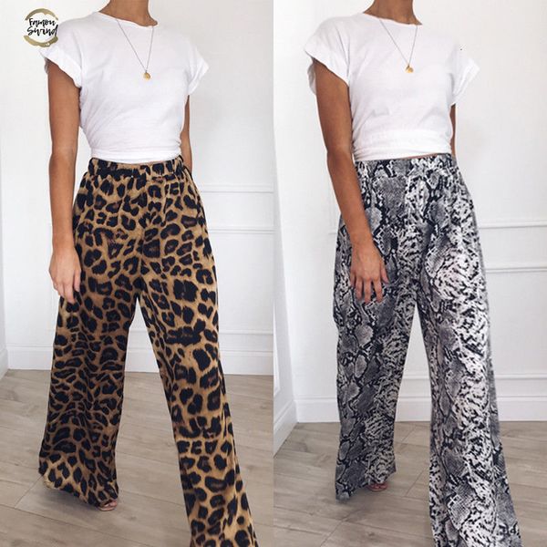 fashion women's casual wide leg long pants bohemian loose leopard snake print high waist palazzo trousers new, Black;white
fashion women's casual wide leg long pants bohemian loose leopard snake print high waist palazzo trousers new, Black;white