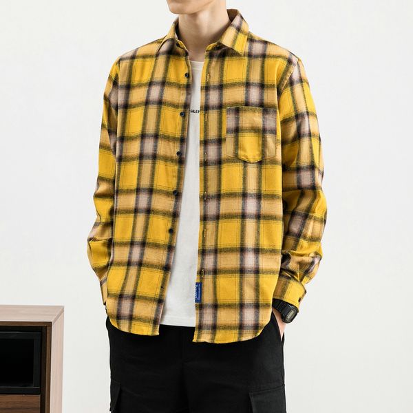 aiopeson new long sleeved plaid shirt mens clothing fashion casual loose comfortable trend mens shirt full leisure, White;black
aiopeson new long sleeved plaid shirt mens clothing fashion casual loose comfortable trend mens shirt full leisure, White;black