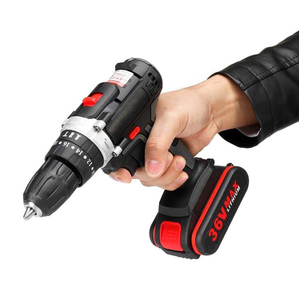 professional 36v electric impact cordless drill 1/2 rechargeable li-ion battery wireless diy home electric wrench power tools
professional 36v electric impact cordless drill 1/2 rechargeable li-ion battery wireless diy home electric wrench power tools