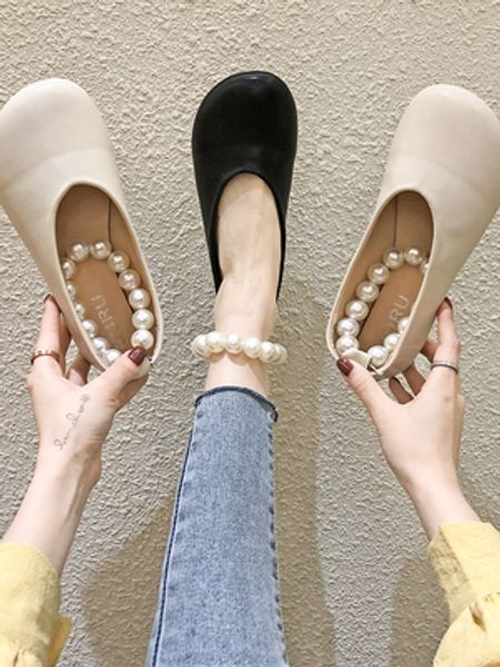 women's shoes spring 2020 new versatile shallow mouth single shoes female fairy gentle late evening flat black work
women's shoes spring 2020 new versatile shallow mouth single shoes female fairy gentle late evening flat black work