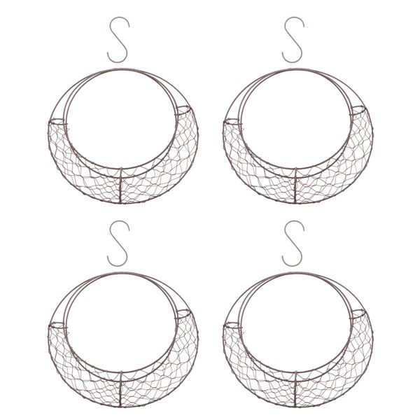 4pcs retro metal succulent wire wreath hanging planter air plant flower pots containers - moon - 28cm(11inch
4pcs retro metal succulent wire wreath hanging planter air plant flower pots containers - moon - 28cm(11inch