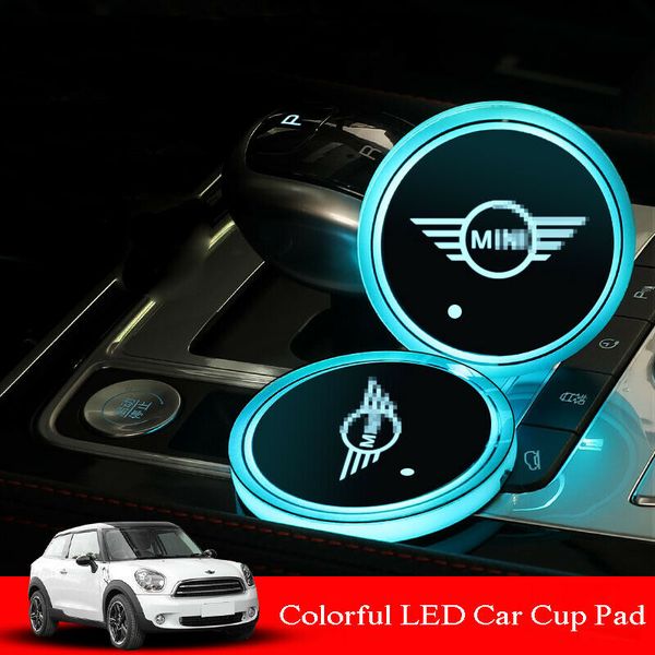 fit for bmw mini rgb led car cup holder pad mats auto atmosphere lights colorful
fit for bmw mini rgb led car cup holder pad mats auto atmosphere lights colorful