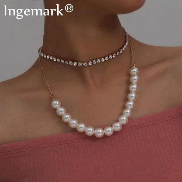 elegant gothic baroque pearl crystal choker necklace for women wedding bohemian multi layer big pearls tassel chain girl jewelry, Silver
elegant gothic baroque pearl crystal choker necklace for women wedding bohemian multi layer big pearls tassel chain girl jewelry, Silver