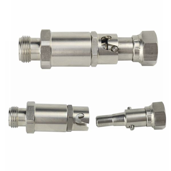 

1/4" 3/8" thread stainless steel screw adapter power tool accessory air pneumatic quick coupling connector compressor part paint