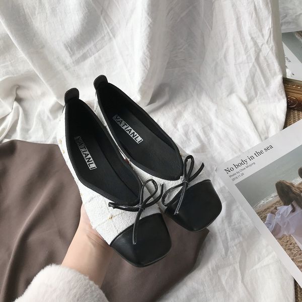 shoes woman flats mixed colors shallow mouth all-match slip-on elegant square toe 2020 fashion women's casual female sneakers, Black
shoes woman flats mixed colors shallow mouth all-match slip-on elegant square toe 2020 fashion women's casual female sneakers, Black