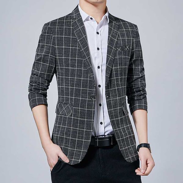 2020 new mens plaid suit blazer large size 5xl men suit jacket fashion casual jackets and coats spring and autumn man top, White;black
2020 new mens plaid suit blazer large size 5xl men suit jacket fashion casual jackets and coats spring and autumn man top, White;black