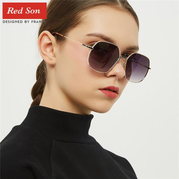 red son 2019 paint literary fashion glasses female metal box sunglasses new brand fashion sunglasses ladies uv400, White;black
red son 2019 paint literary fashion glasses female metal box sunglasses new brand fashion sunglasses ladies uv400, White;black