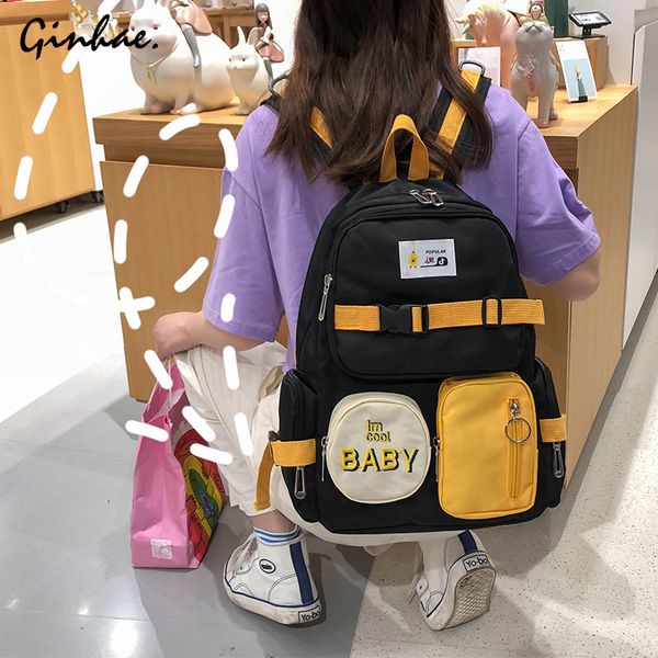 fashion women school backpack for teenagers girls cartoon waterproof nylon cute shoulder bags feminine packbag solid travel bag
fashion women school backpack for teenagers girls cartoon waterproof nylon cute shoulder bags feminine packbag solid travel bag