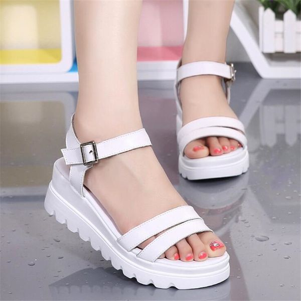 gladiator sandalias mujer 2020 female wedge heels shoes women summer comfortable sandals slip-on flat sandals platform sandalias, Black
gladiator sandalias mujer 2020 female wedge heels shoes women summer comfortable sandals slip-on flat sandals platform sandalias, Black