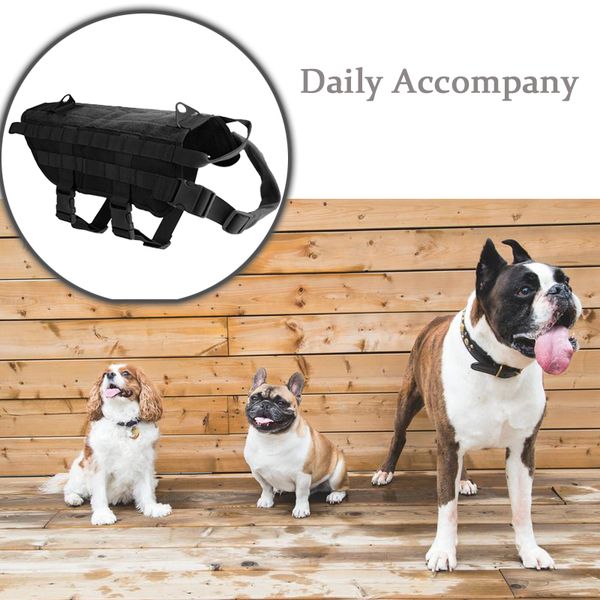 military tactical dog modular harness with no pull front clip unbreakable snap proof working cannie hunting molle vest
military tactical dog modular harness with no pull front clip unbreakable snap proof working cannie hunting molle vest
