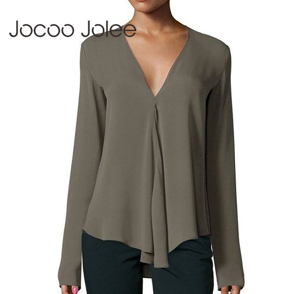jocoo jolee autumn vintage women chiffon blouse shirt v-neck long sleeve female tunic casual plus size blouse women 6xl, White
jocoo jolee autumn vintage women chiffon blouse shirt v-neck long sleeve female tunic casual plus size blouse women 6xl, White