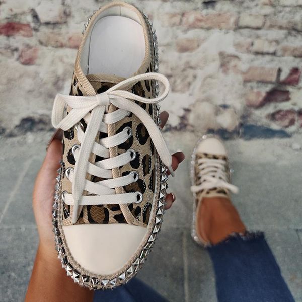 2020 women sneakers rivets leopard print canvas casual vulcanized shoes female rope thick bottom shoes walking, Black
2020 women sneakers rivets leopard print canvas casual vulcanized shoes female rope thick bottom shoes walking, Black